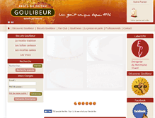 Tablet Screenshot of goulibeur.com